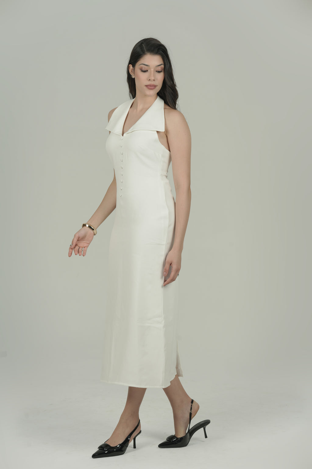 Selene Dress - White
