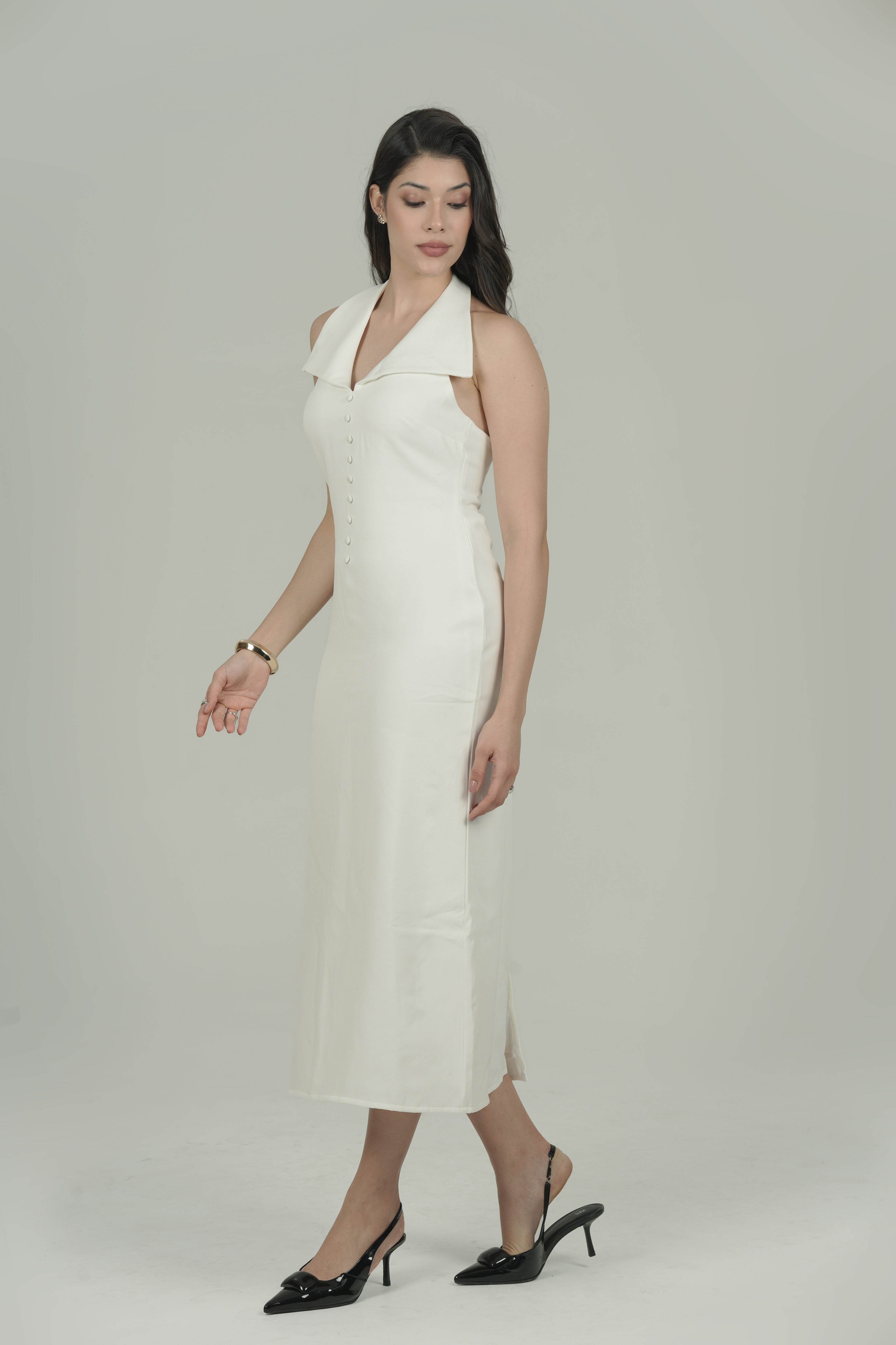 Selene Dress - White