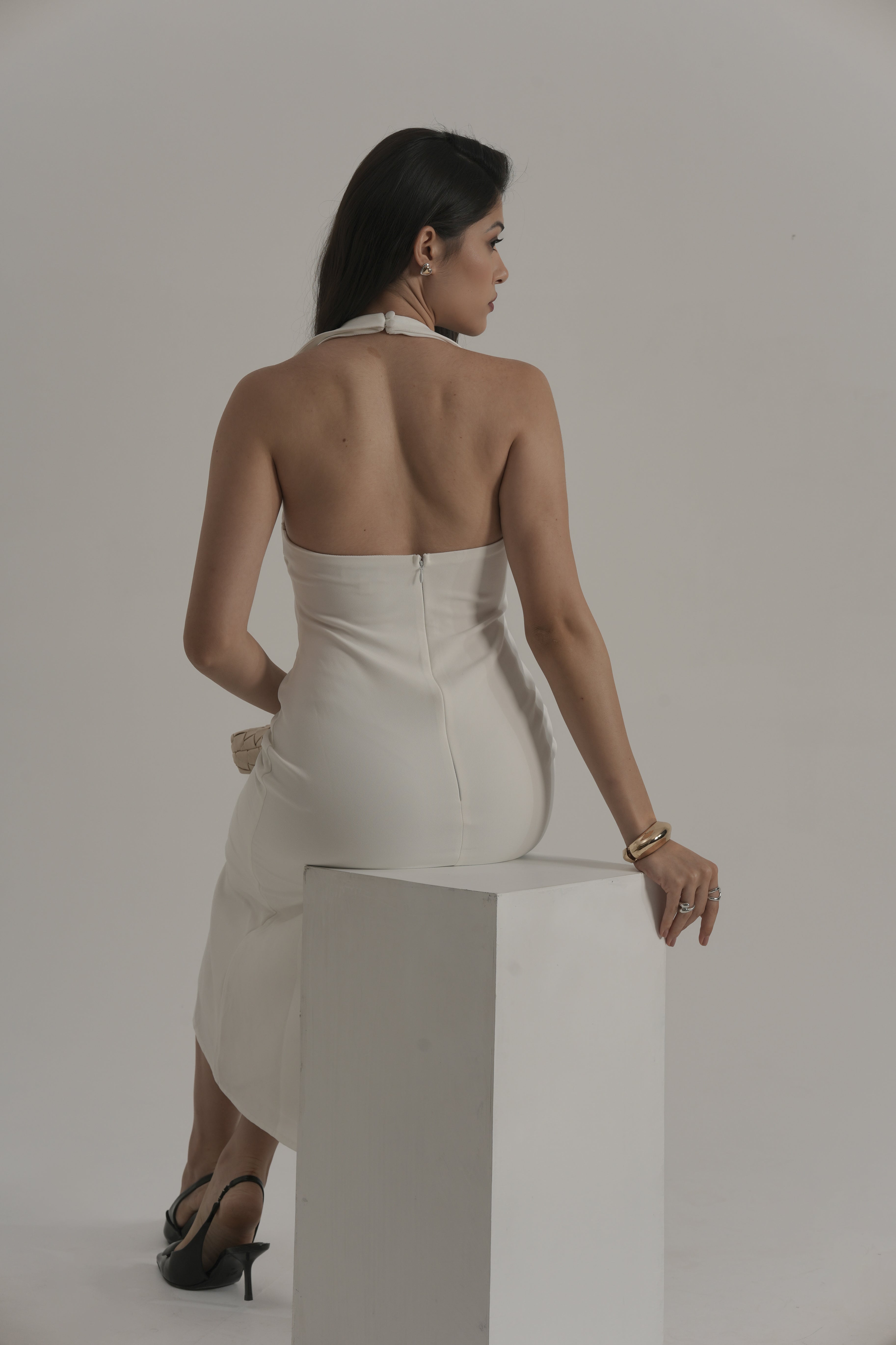 Selene Dress - White